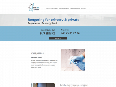 dansktotalrengoering.dk snapshot