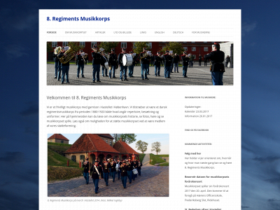 regimentsmusik.dk snapshot