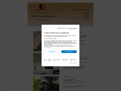 schrijnwerkenvanhoorebeeck.be snapshot
