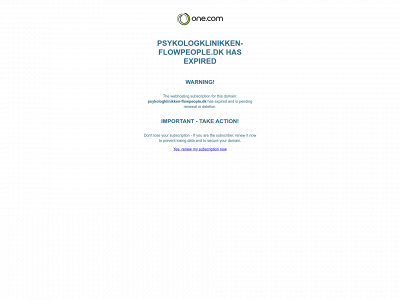 psykologklinikken-flowpeople.dk snapshot