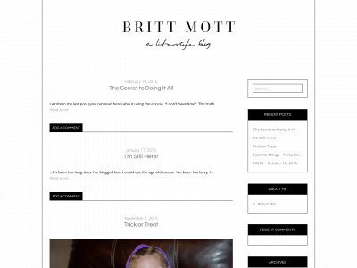brittmott.com snapshot