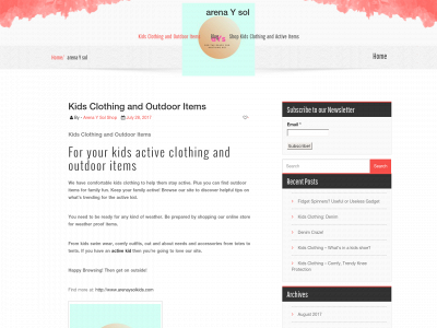 arenaysolshop.com snapshot