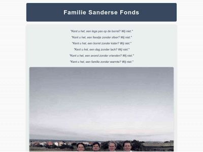 sandersefonds.com snapshot