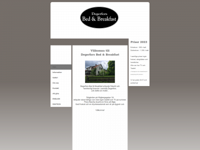 degerforsbedandbreakfast.se snapshot