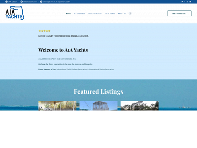 a1ayachts.com snapshot
