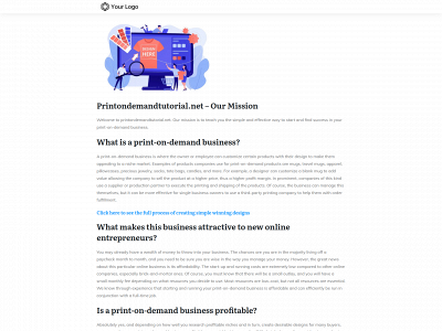 printondemandtutorial.net snapshot