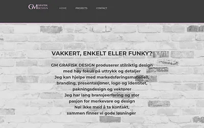 gmgrafiskdesign.no snapshot