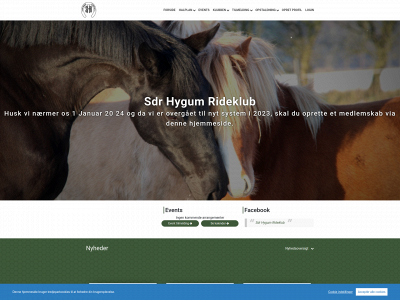 hygumrideklub.dk snapshot