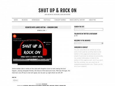 shutupandrockon.com snapshot