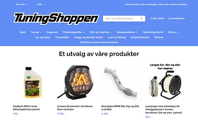 tuningshoppen.no snapshot