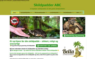 moskusskildpadde.dk snapshot