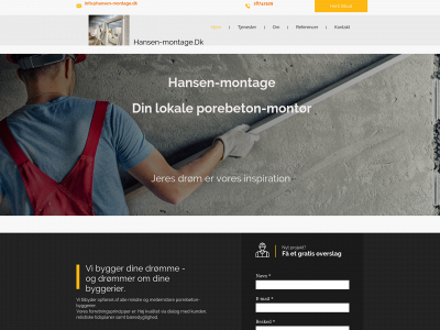 hansen-montage.dk snapshot