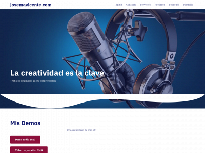 josemavicente.com snapshot