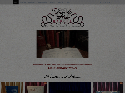 darkstarmagick.com snapshot