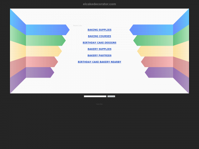 elcakedecorator.com snapshot
