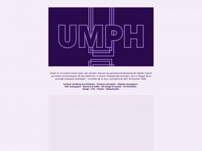 umph.dk snapshot
