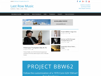 lastrowmusic.com snapshot