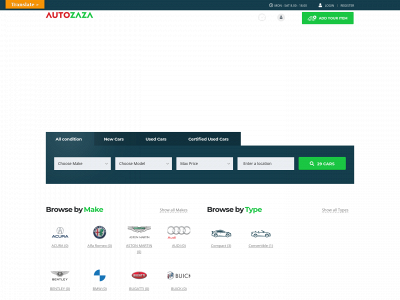 autozaza.com snapshot