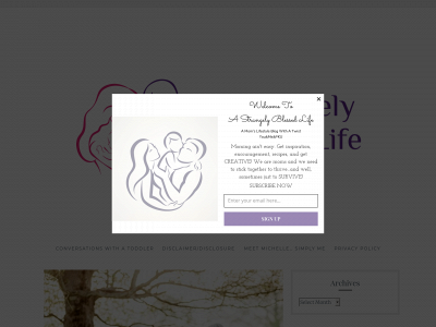astrangelyblessedlife.com snapshot