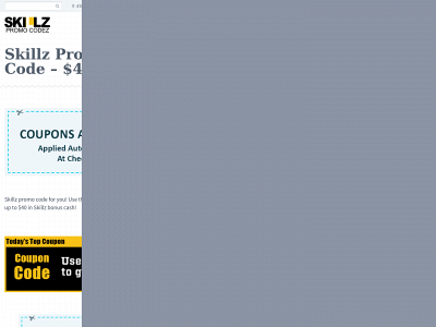 skillzpromocodez.com snapshot