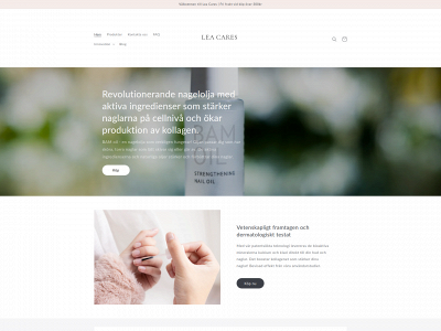 leacarescosmetics.se snapshot