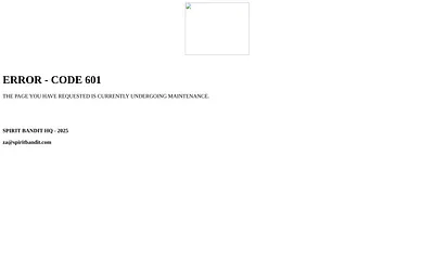 spiritbandit.com snapshot