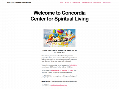 concordiacsl.org snapshot