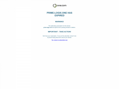 prime-logix.one snapshot