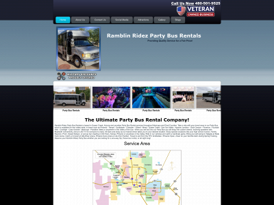 www.partybusrentalsaz.com snapshot