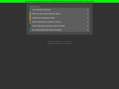 chavisproductions.com snapshot