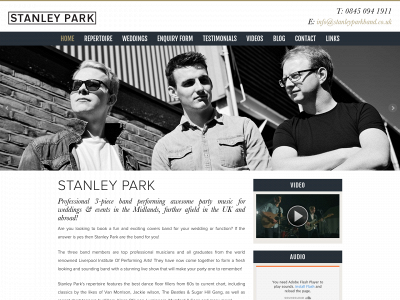 stanleyparkband.co.uk snapshot