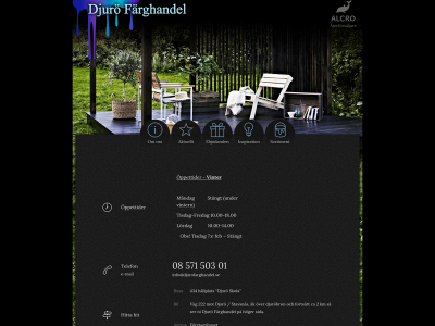 djurofarghandel.se snapshot