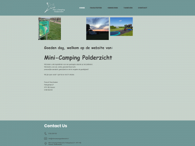 minicampingpolderzicht.nl snapshot