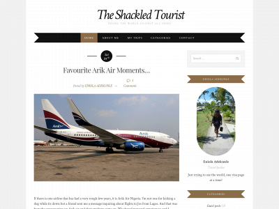 shackledtourist.com snapshot