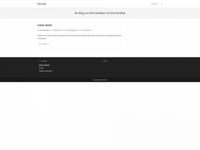 pender-blog.de snapshot
