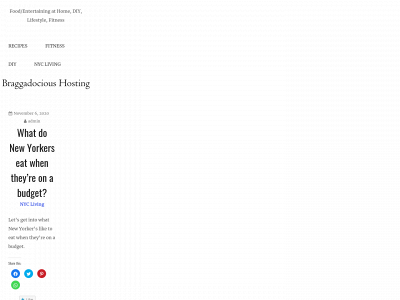 braggadocioushosting.com snapshot