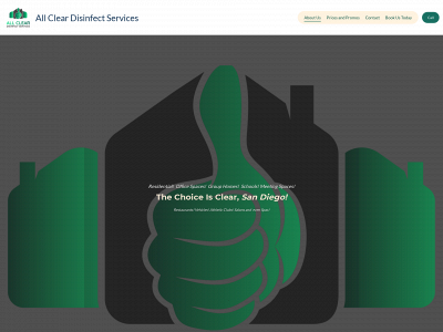 allcleardisinfect.com snapshot