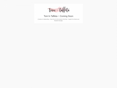 toniintaffeta.com snapshot