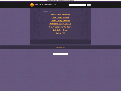 www.ppesafetycompliance.com snapshot