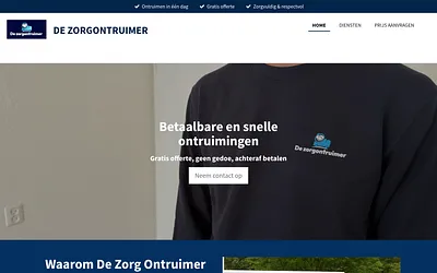 dezorgontruimer.nl snapshot