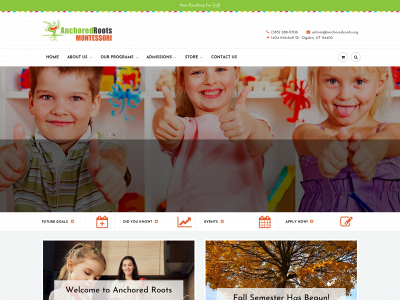 anchoredroots.org snapshot