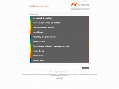 scschmitzfarms.com snapshot