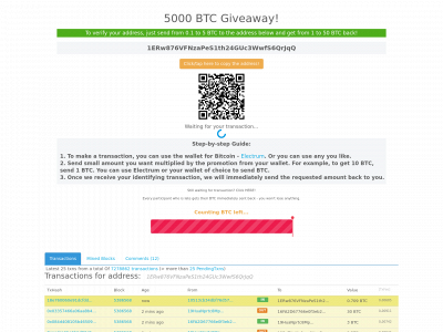 giveaway-us.com snapshot