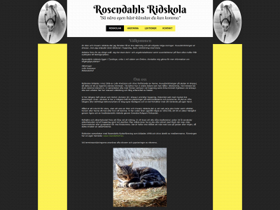 rosendahlsridskola.se snapshot