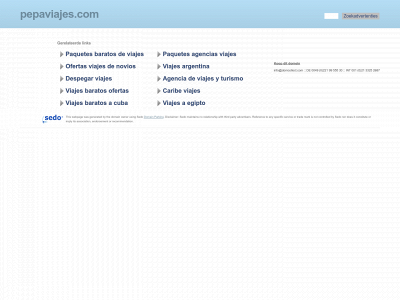 pepaviajes.com snapshot