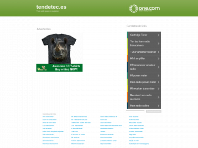 tendetec.es snapshot