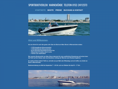 sportboot-warnemuende.de snapshot
