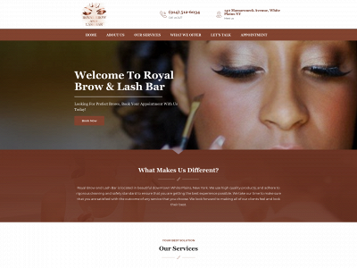 royalbrowandlashbar.co snapshot