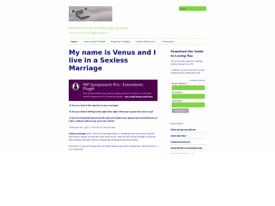 sexlessmarriage.support snapshot