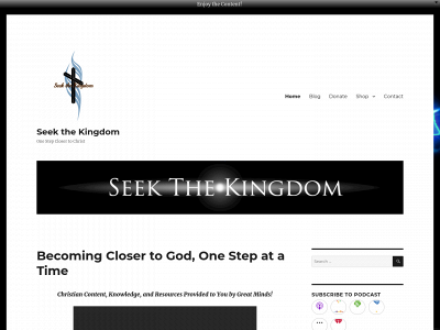seekthekingdomblog.com snapshot